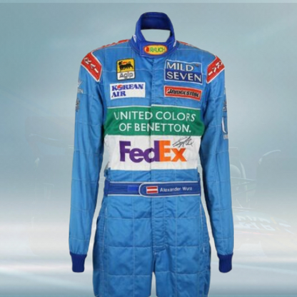 1998 Alex Wurz Race Mild Seven Benetton F1 Suit
