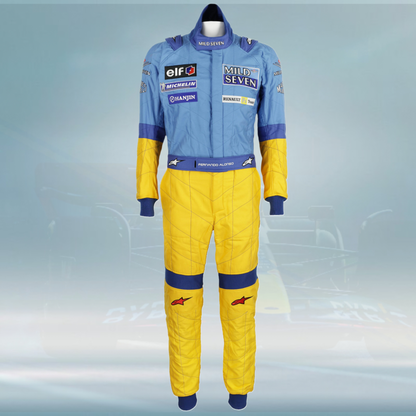 2002 Fernando Alonso Mild Seven Renault F1 Suit