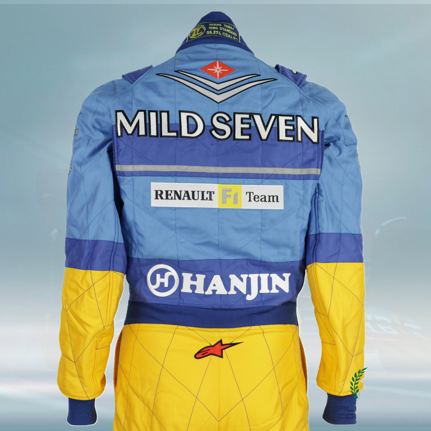 2002 Fernando Alonso Mild Seven Renault F1 Suit