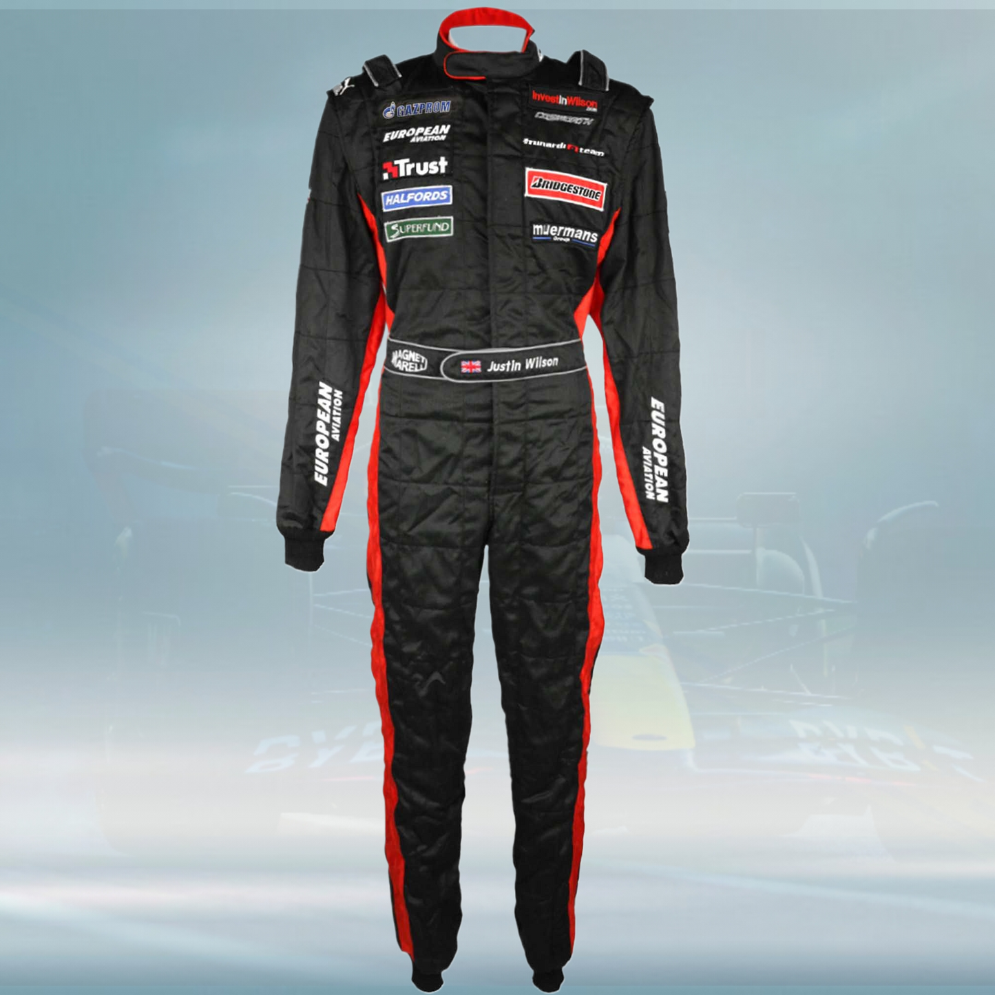 2003 Justin Wilson Very Rare Rookie Minardi F1 Suit