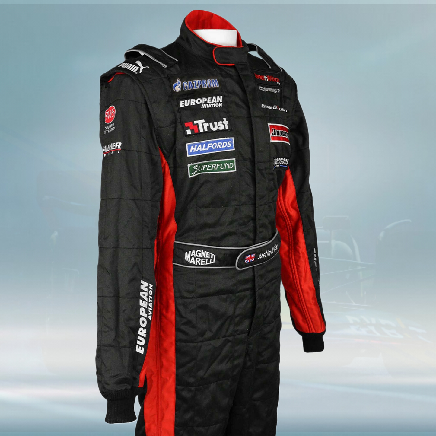 2003 Justin Wilson Very Rare Rookie Minardi F1 Suit