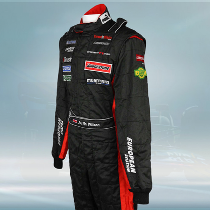 2003 Justin Wilson Very Rare Rookie Minardi F1 Suit
