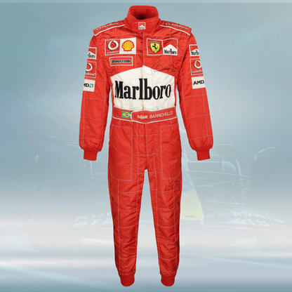2003 Rubens Barrichello Race Scuderia Ferrari F1 Suit