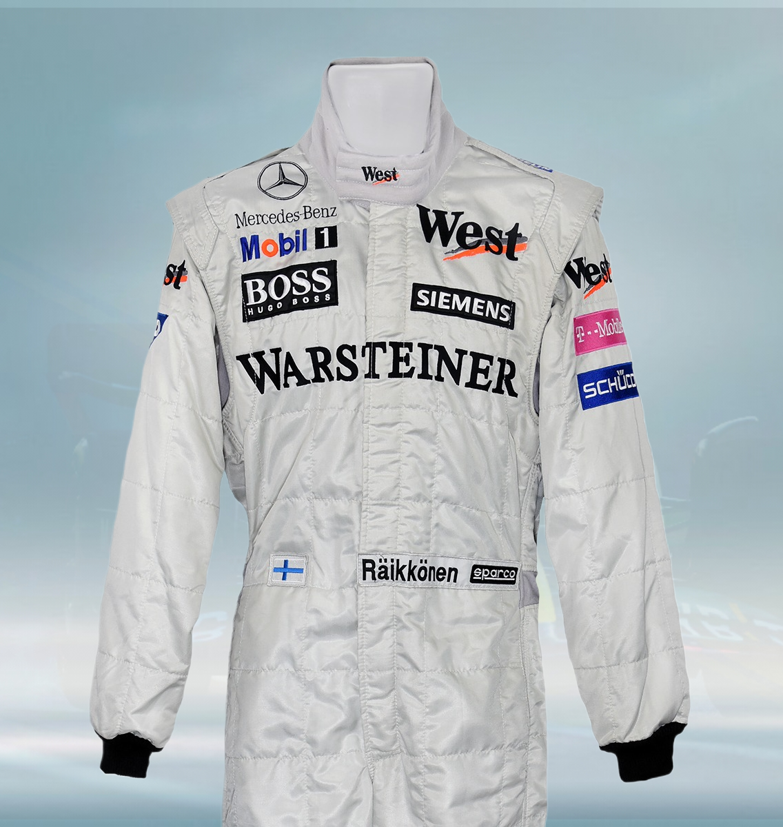 2004 Kimi Raikkonen McLaren Mercedes F1 Suit