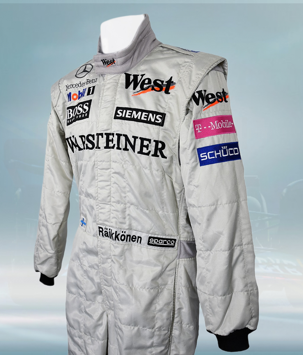 2004 Kimi Raikkonen McLaren Mercedes F1 Suit