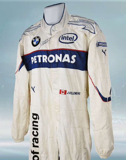2006 Jacques Villeneuve Race Petronas BMW Sauber Puma F1 Suit