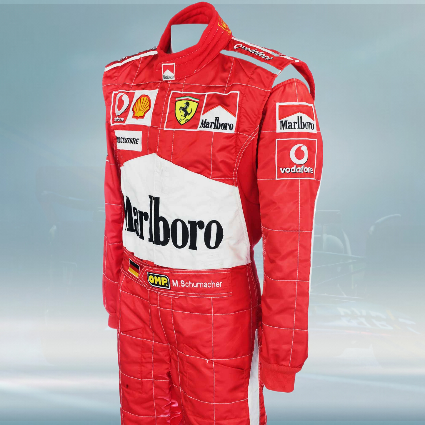 2006 Michael Schumacher Bahrain GP Scuderia Ferrari F1 Suit