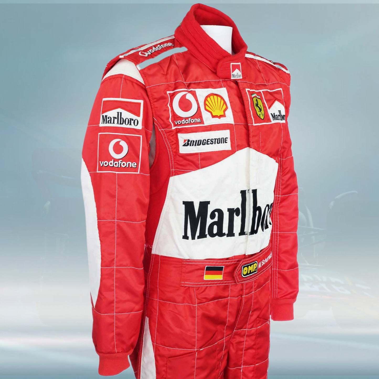2006 Michael Schumacher Bahrain GP Scuderia Ferrari F1 Suit