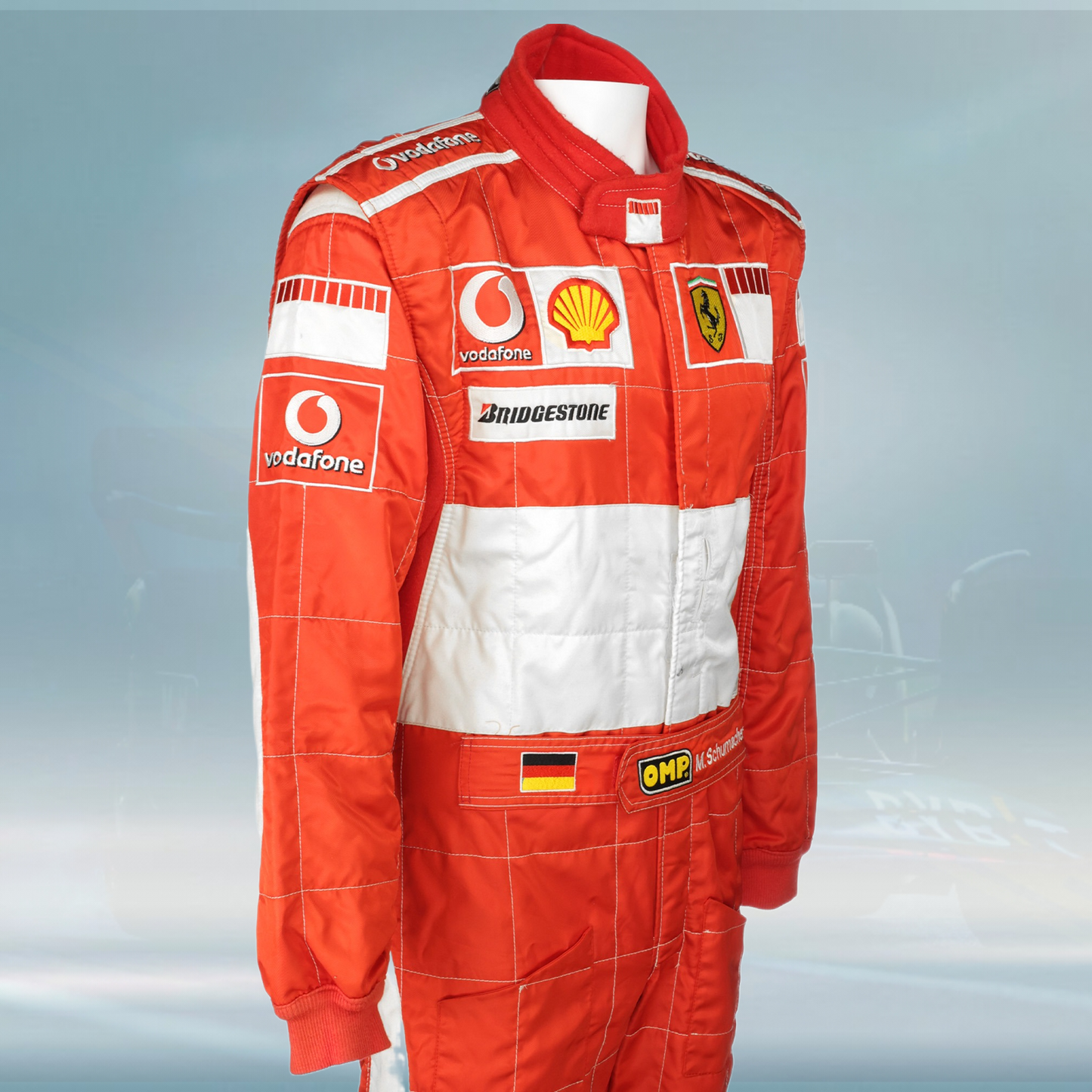 2006 Michael Schumacher Hungarian GP Race Scuderia Ferrari F1 Suit