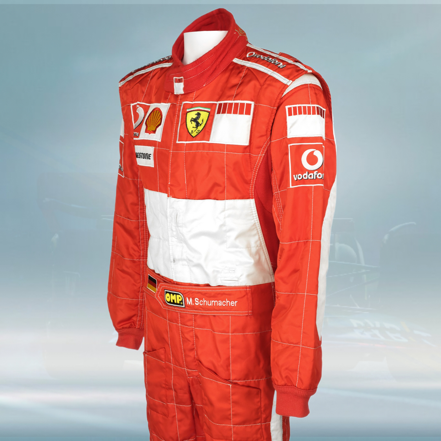2006 Michael Schumacher Hungarian GP Race Scuderia Ferrari F1 Suit