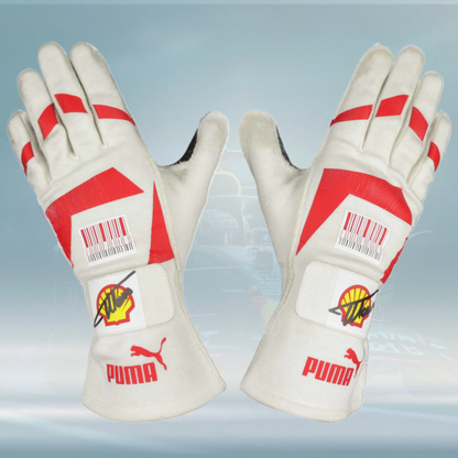 2010 Fernando Alonso Race Japanese GP Scuderia Ferrari F1 Gloves