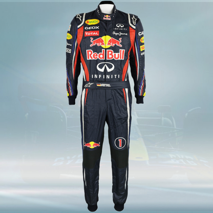 2011 Sebastian Vettel Singapore/Japan Worn “2nd World Championship” Red Bull F1 Suit