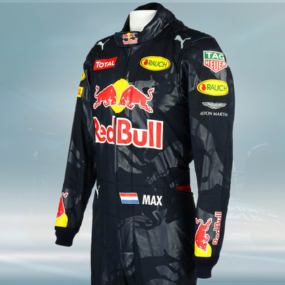 2016 Max Verstappen Race Used Red Bull Racing F1 Suit