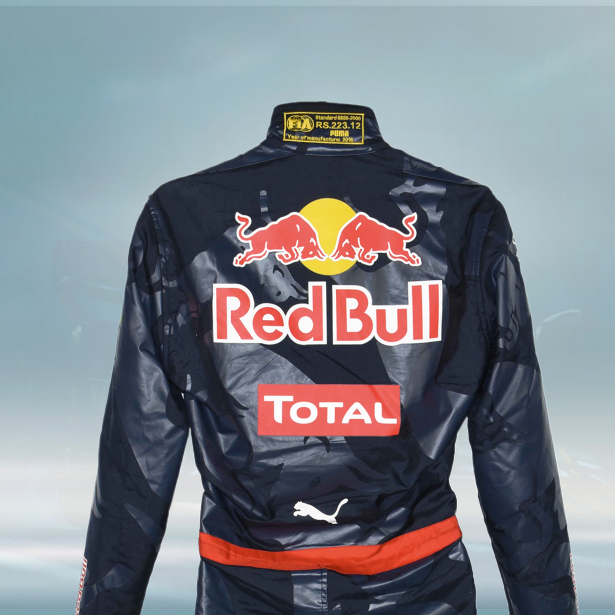 2016 Max Verstappen Signed Italian Grand Prix Worn Red Bull Racing F1 Suit