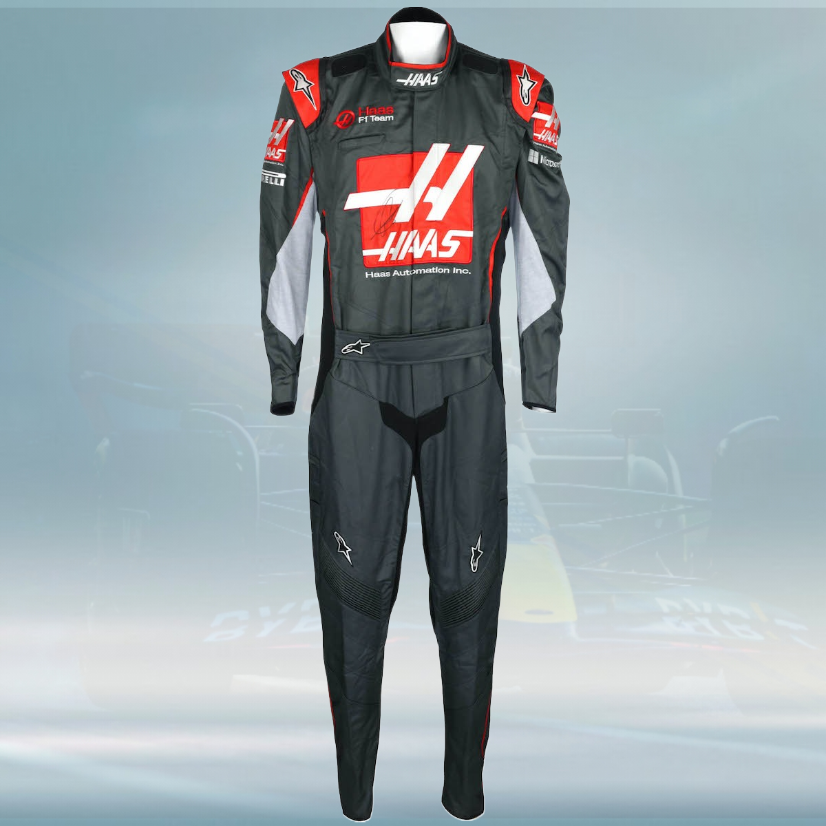 2017 Romain Grosjean Haas F1 Pit Crew Suit