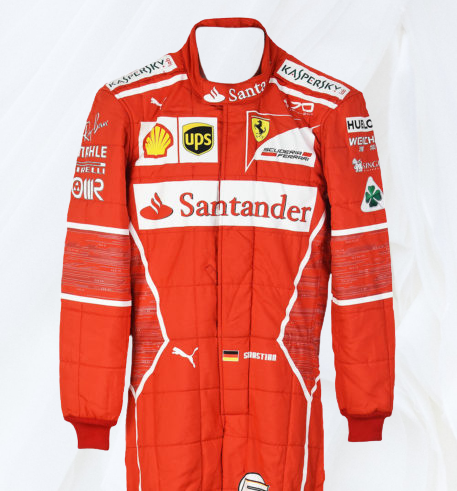 Sebastian Vettel 70th Anniversary Scuderia Ferrari Formula 1 Race Suit