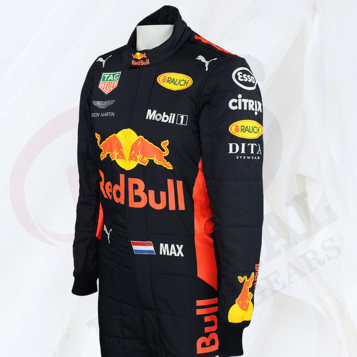 2018 Max Verstappen Race Suit Red Bull Racing F1