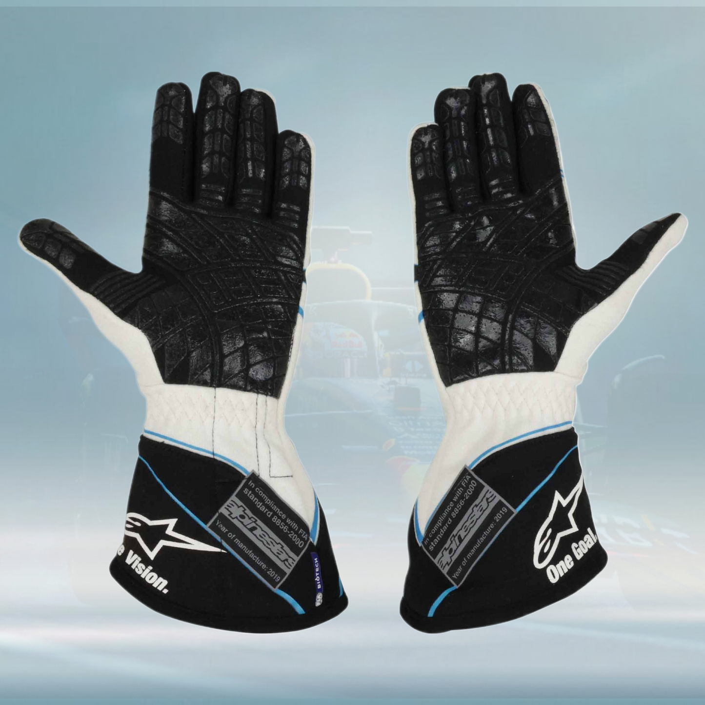 2019 George Russell Monaco GP Williams F1 Gloves