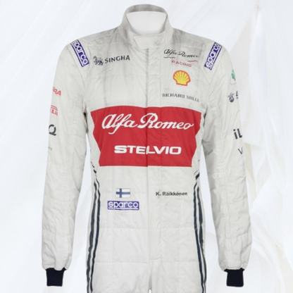 2019 Kimi Raikkonen Alfa Romeo Racing suit F1 Azerbaijan GP