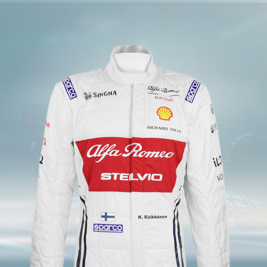 2019 Kimi Raikkonen Race Chinese And 1000th Grand Prix Alfa Romeo F1 Suit