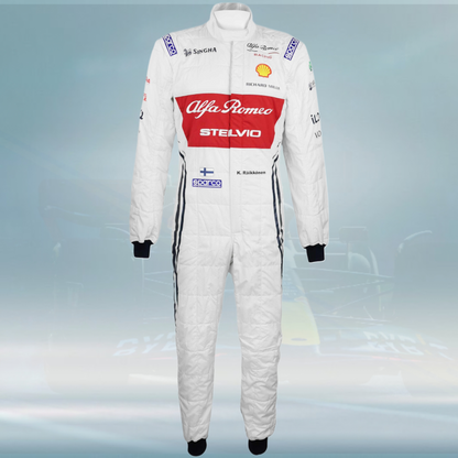 2019 Kimi Raikkonen Race Chinese And 1000th Grand Prix Alfa Romeo F1 Suit