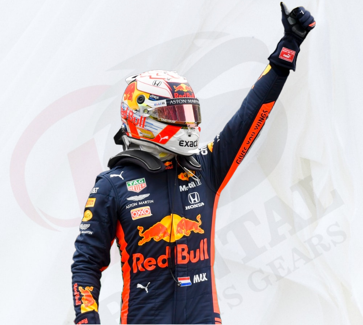 2019 Max Verstappen Mexico Red Bull Racing F1 Suit