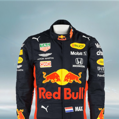 2019 Max Verstappen Mexico Race Used Red Bull Racing F1 Suit