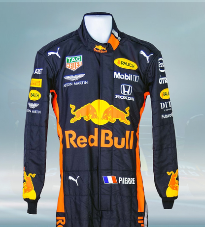 2019 Pierre Gasly Race Used Red Bull Racing F1 Suit