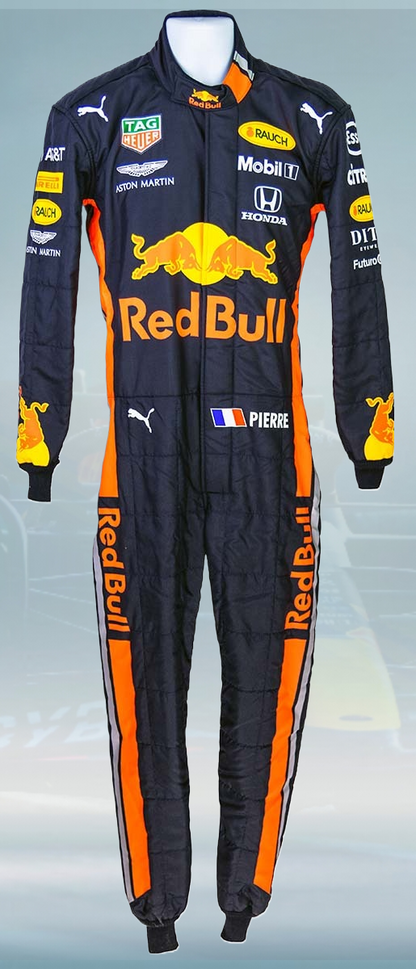2019 Pierre Gasly Race Used Red Bull Racing F1 Suit