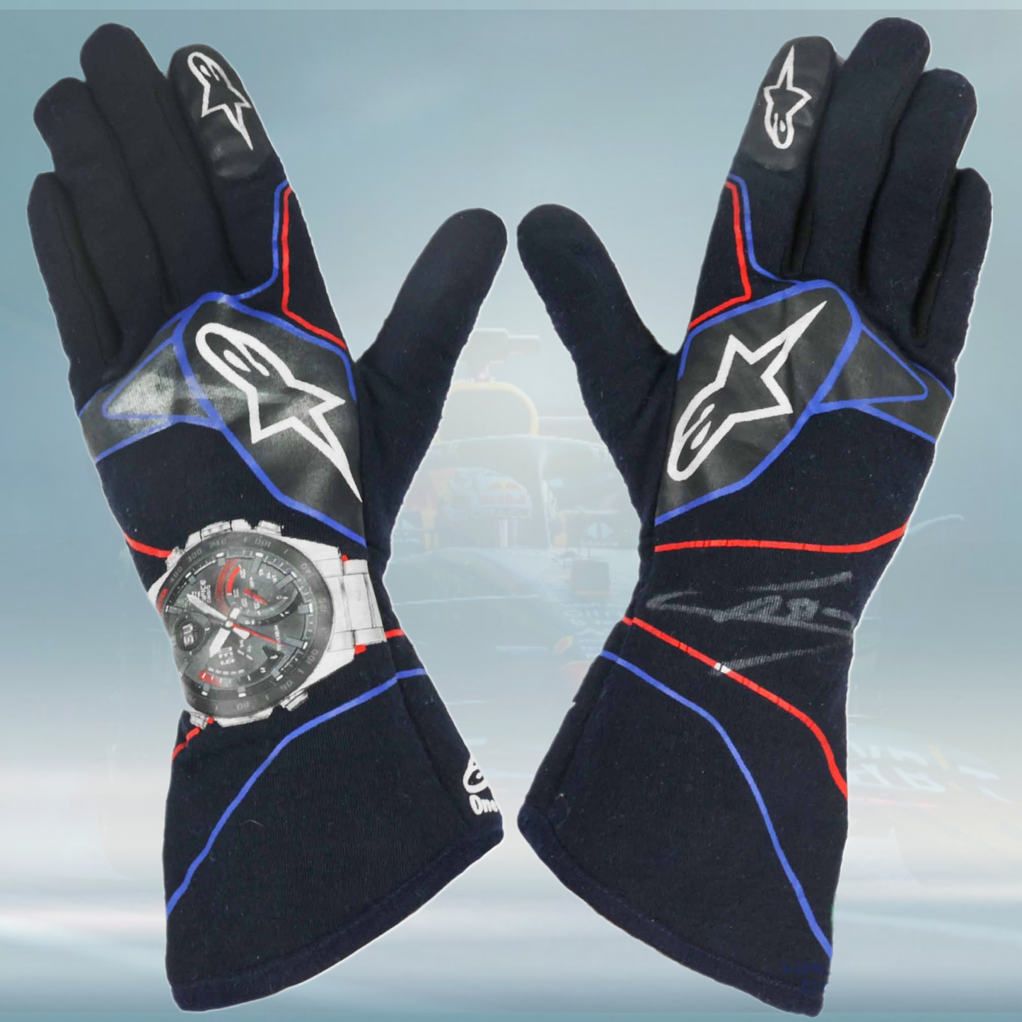 2019 Pierre Gasly Belgian GP Scuderia Toro Rosso F1 Gloves