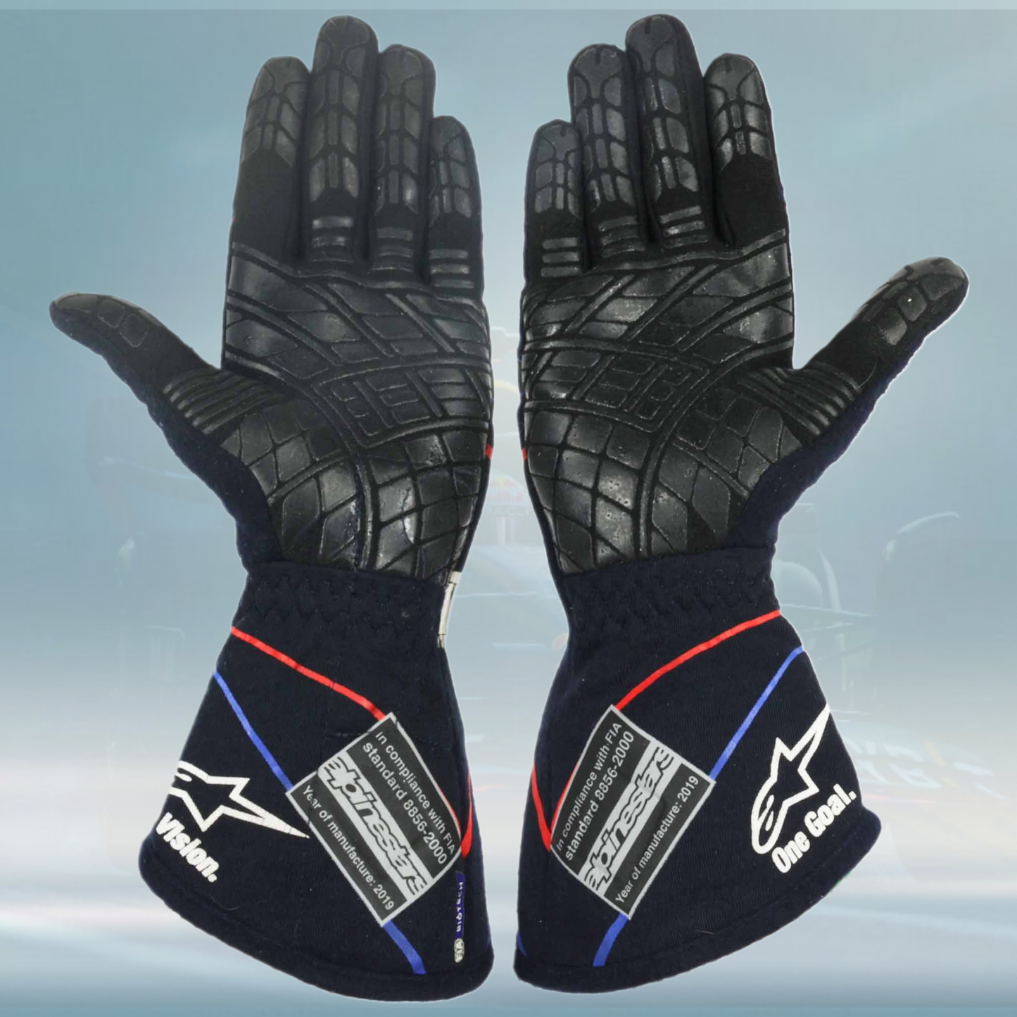 2019 Pierre Gasly Belgian GP Scuderia Toro Rosso F1 Gloves