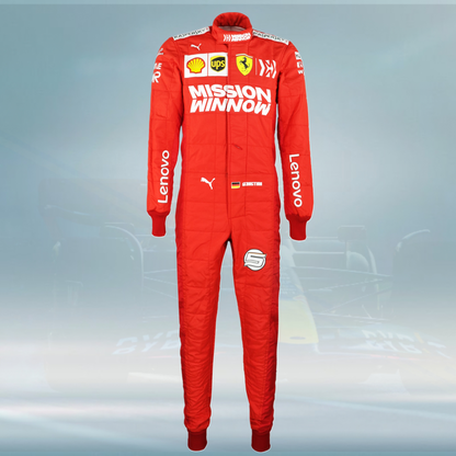 2019 Sebastian Vettel Brazilian GP Scuderia Ferrari F1 Suit