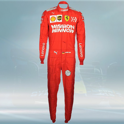 2019 Sebastian Vettel Race Scuderia Ferrari F1 Suit