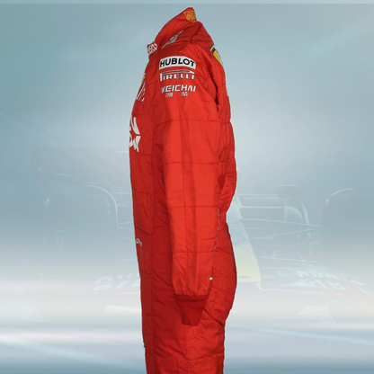 2019 Sebastian Vettel Race Scuderia Ferrari F1 Suit