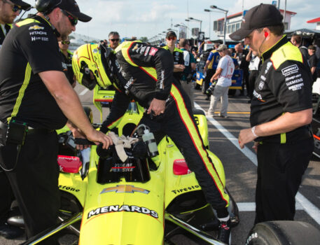 2019 Simon Pagenaud Race Worn Team Penske IndyCar Boots - Rental Sports