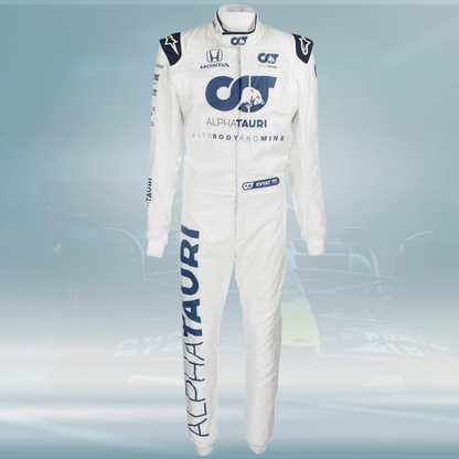 2020 Daniil Kvyat Race Alpha Tauri F1 Suit