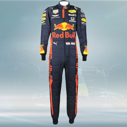 2020 Max Verstappen Race Used Red Bull Racing Portuguese GP 3rd Place F1 Suit