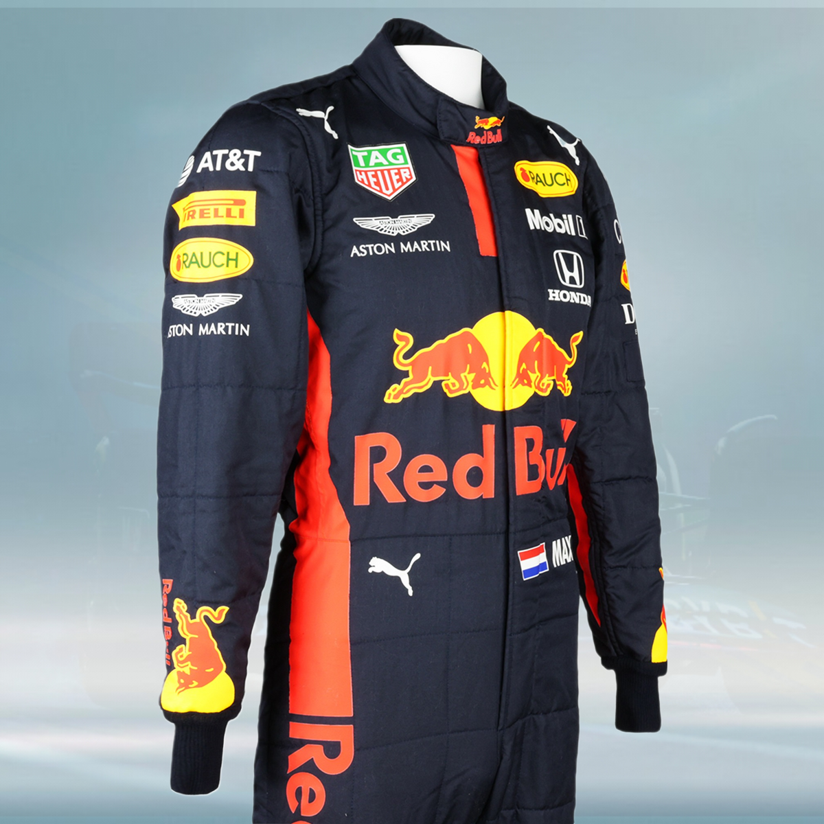 2020 Max Verstappen Race Used Red Bull Racing Portuguese GP 3rd Place F1 Suit