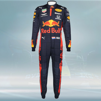 2020 Max Verstappen Tuscan GP Used Red Bull Racing F1 Suit