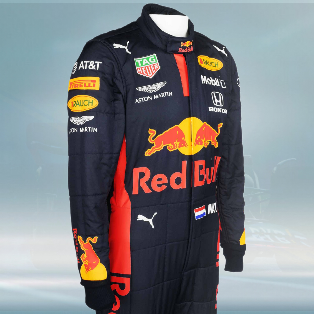 2020 Max Verstappen Tuscan GP Used Red Bull Racing F1 Suit