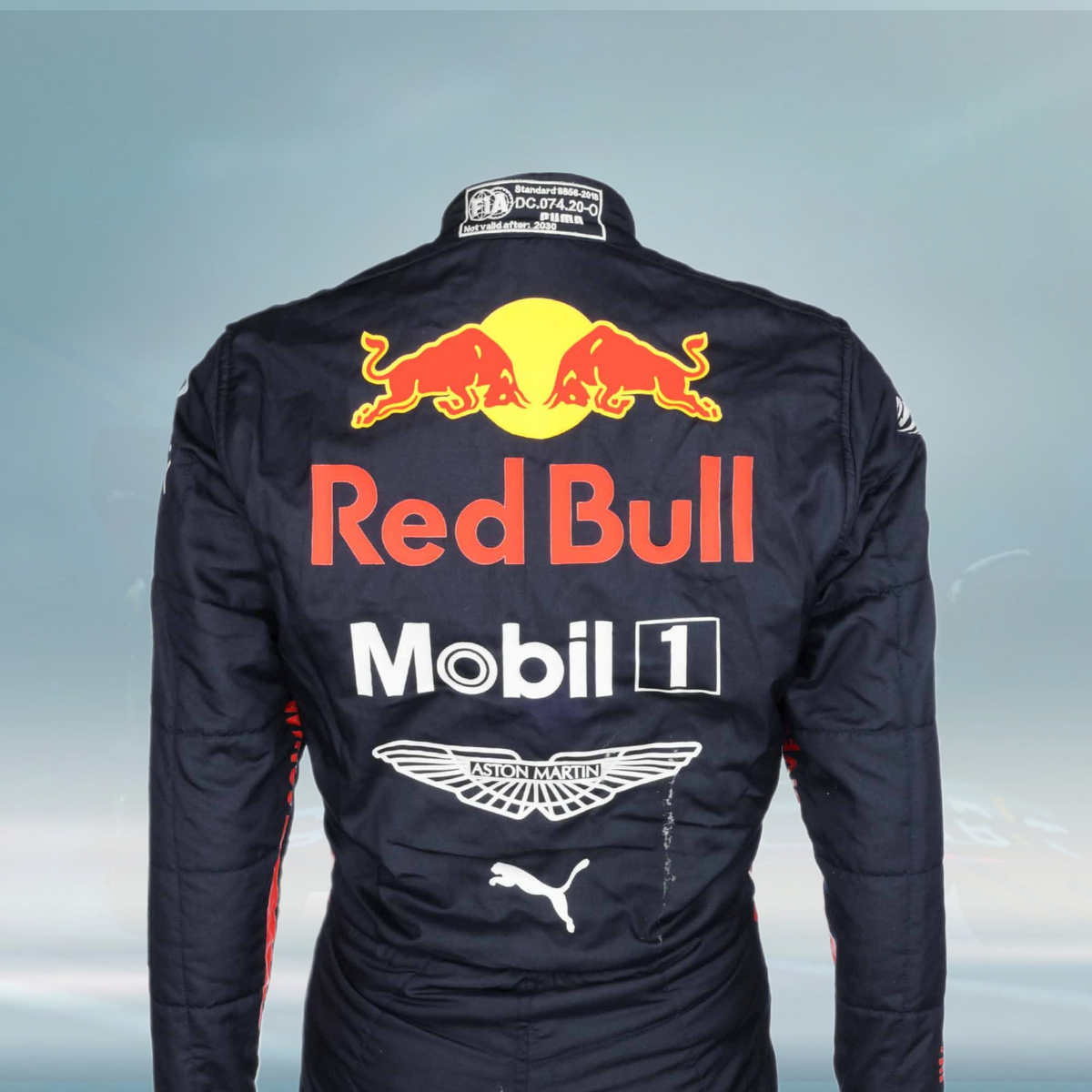2020 Max Verstappen Tuscan GP Used Red Bull Racing F1 Suit