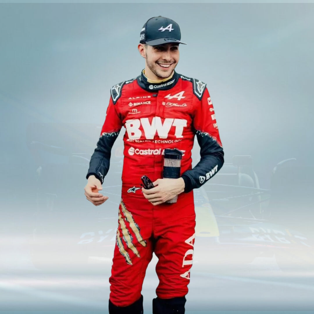 Esteban Ocon BWT Team Alpine 2024 BelgianGP Race Suit F1 - Rental Sports