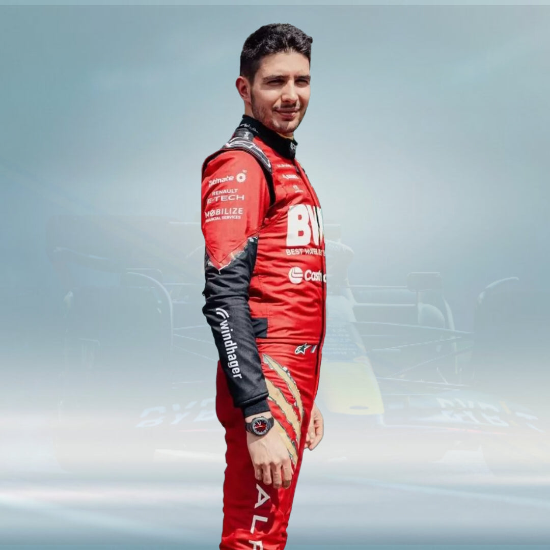 Esteban Ocon BWT Team Alpine 2024 BelgianGP Race Suit F1 - Rental Sports