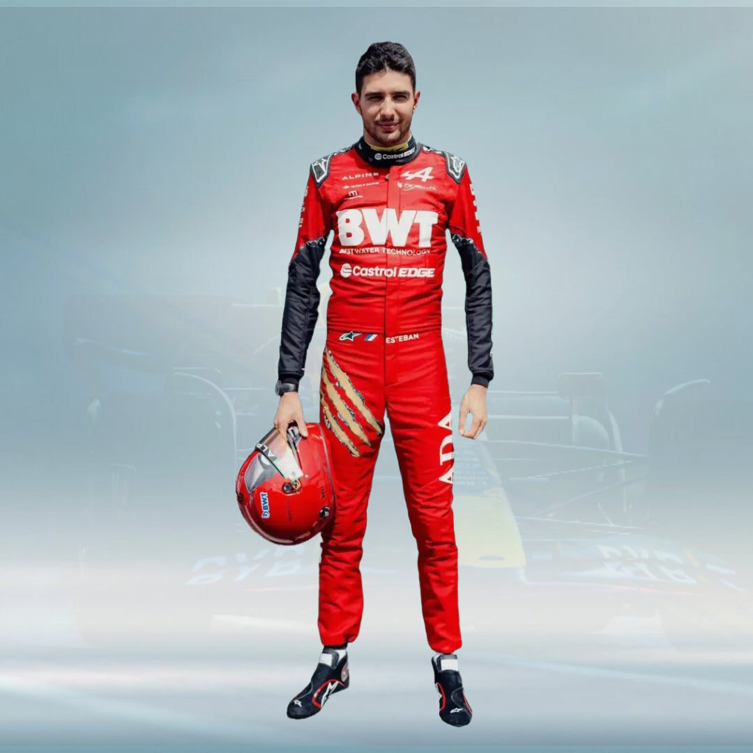 Esteban Ocon BWT Team Alpine 2024 BelgianGP Race Suit F1 - Rental Sports