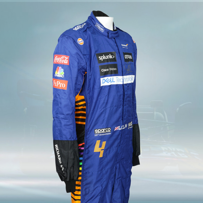 2021 Lando Norris Official McLaren F1 Promo Suit