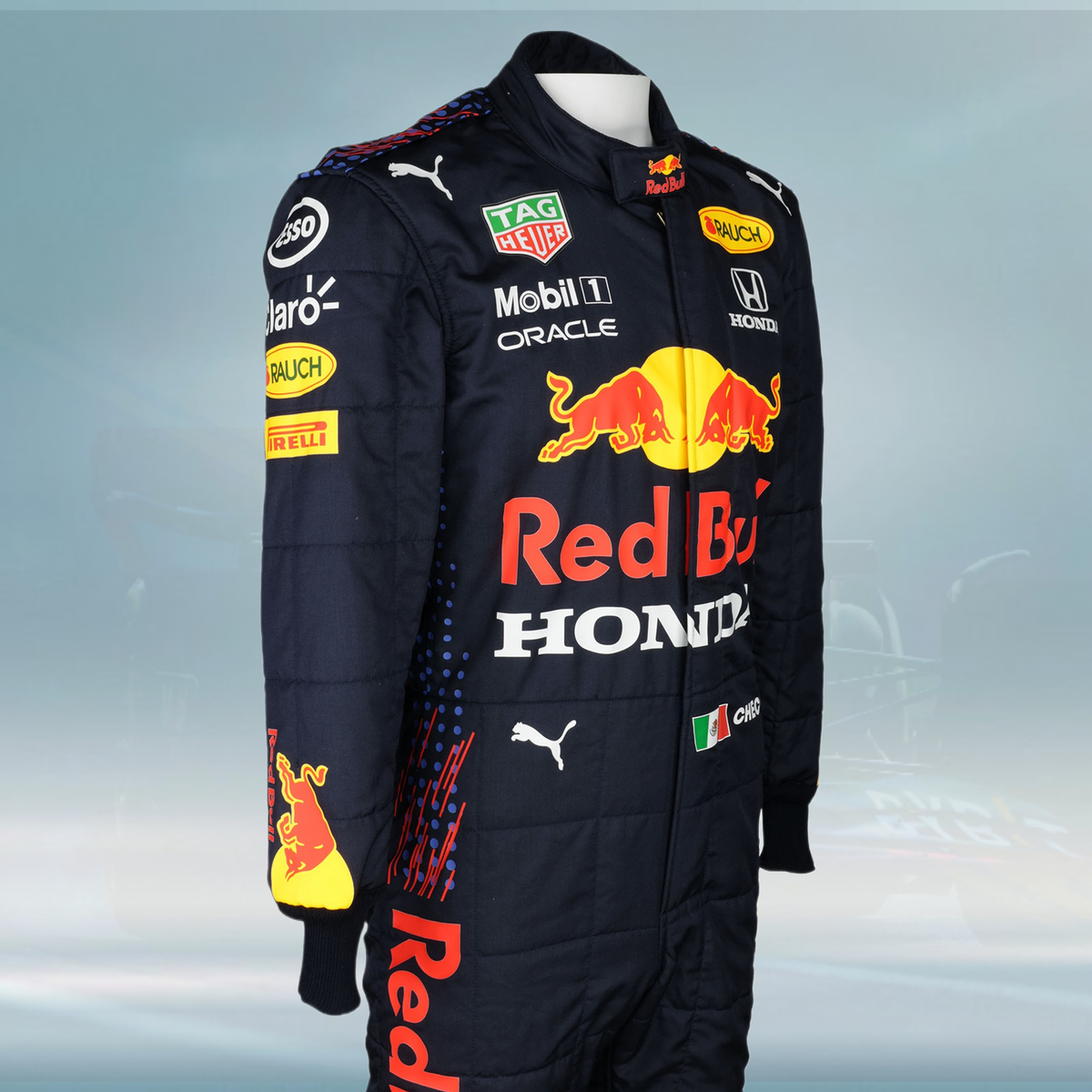 2021 Sergio Perez Race Worn Red Bull Racing F1 Suit