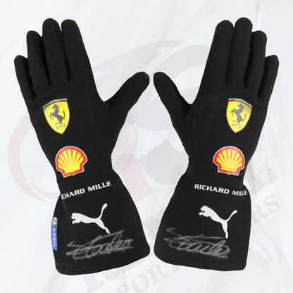 2022 Charles Leclerc Race Scuderia Ferrari F1 Gloves - Rental Sports