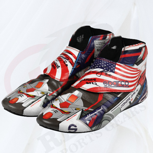 2022 Conor Daly Race Ed Carpenter Racing IndyCar Boots