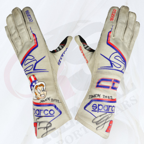 2022 Conor Daly Race Ed Carpenter Racing IndyCar Gloves