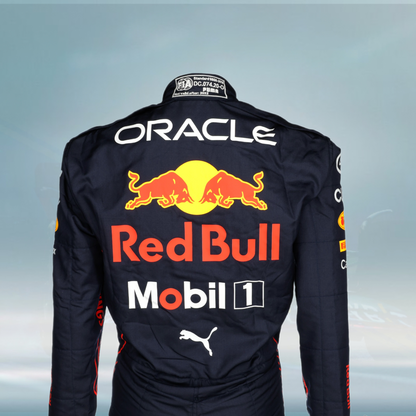 2022 Sergio Perez Signed Used Red Bull Racing F1 Suit